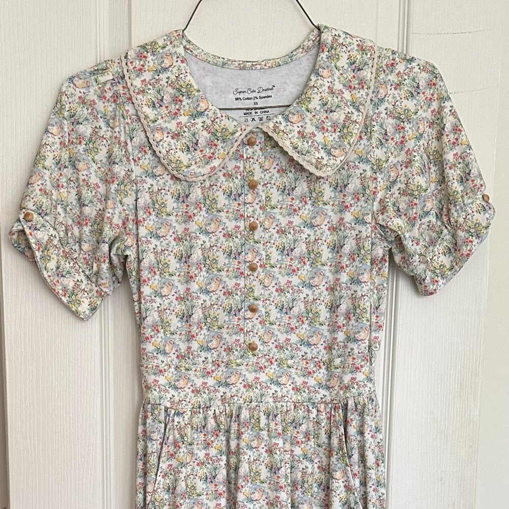 Super Cute Dresses Jemima Verity Midi Dress ~ XS NON-NURSING